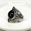 Кольцо, арт. 1293, серебро 925 пробы, аметист, чернение